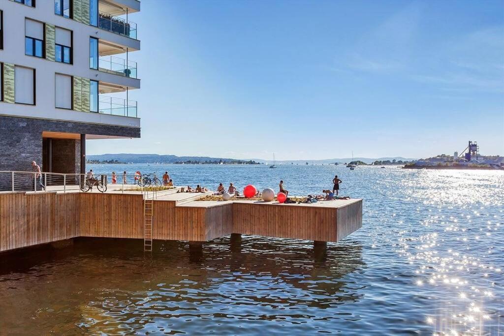 Tjuvholmen / Aker Brygge - Most Expensive Area In Oslo! Apartamento Exterior foto