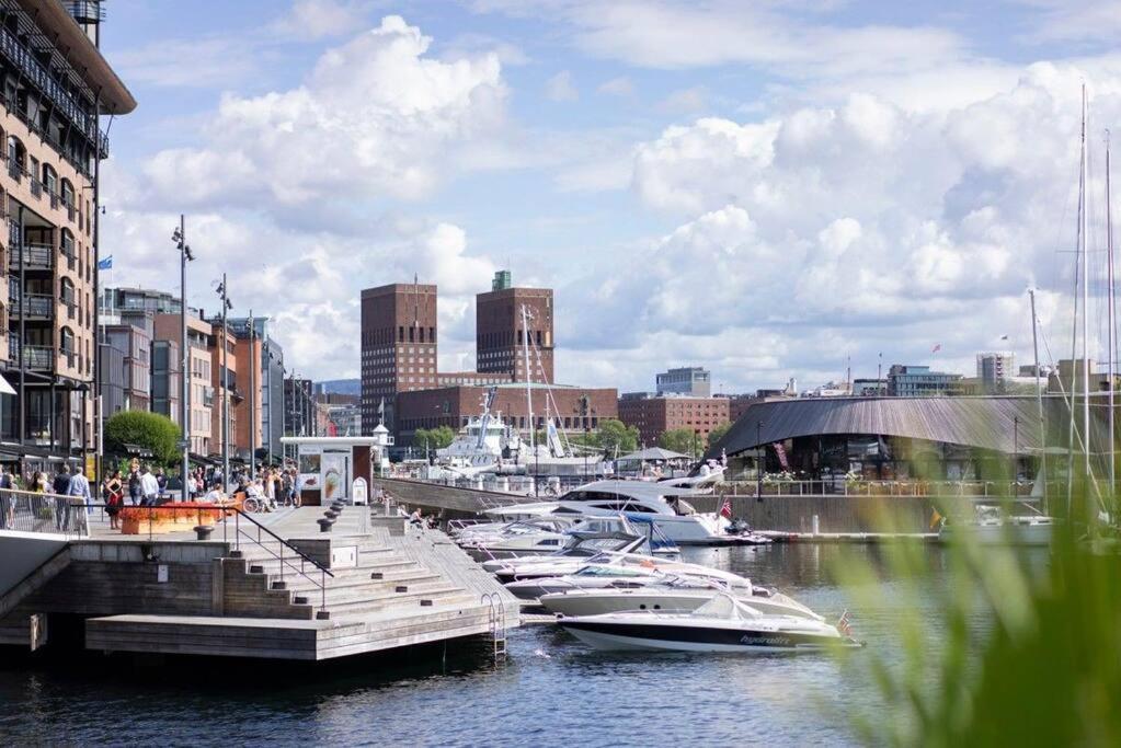 Tjuvholmen / Aker Brygge - Most Expensive Area In Oslo! Apartamento Exterior foto